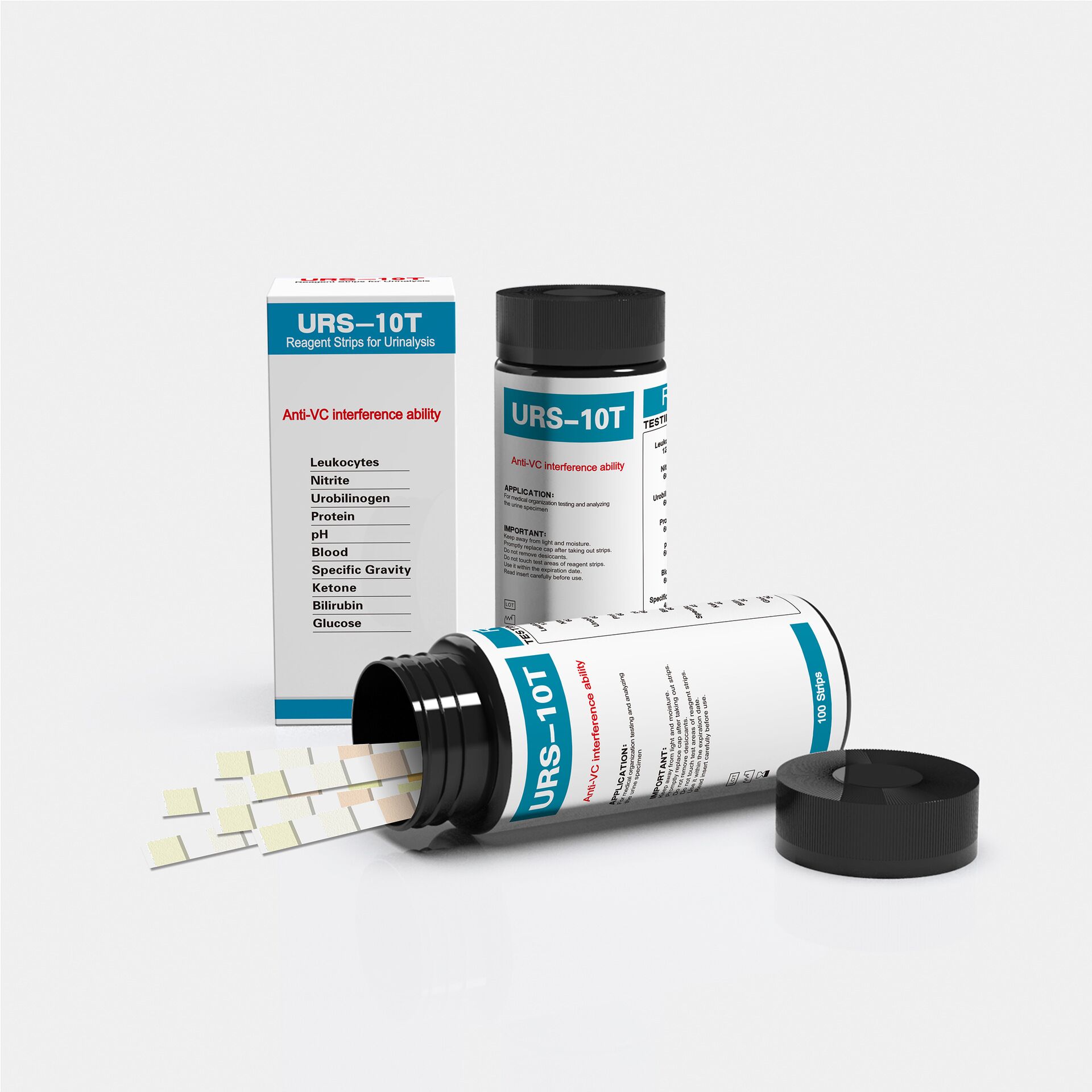 Urinalysis Reagent Strip - URS-10T strisce reattive per Urine 10