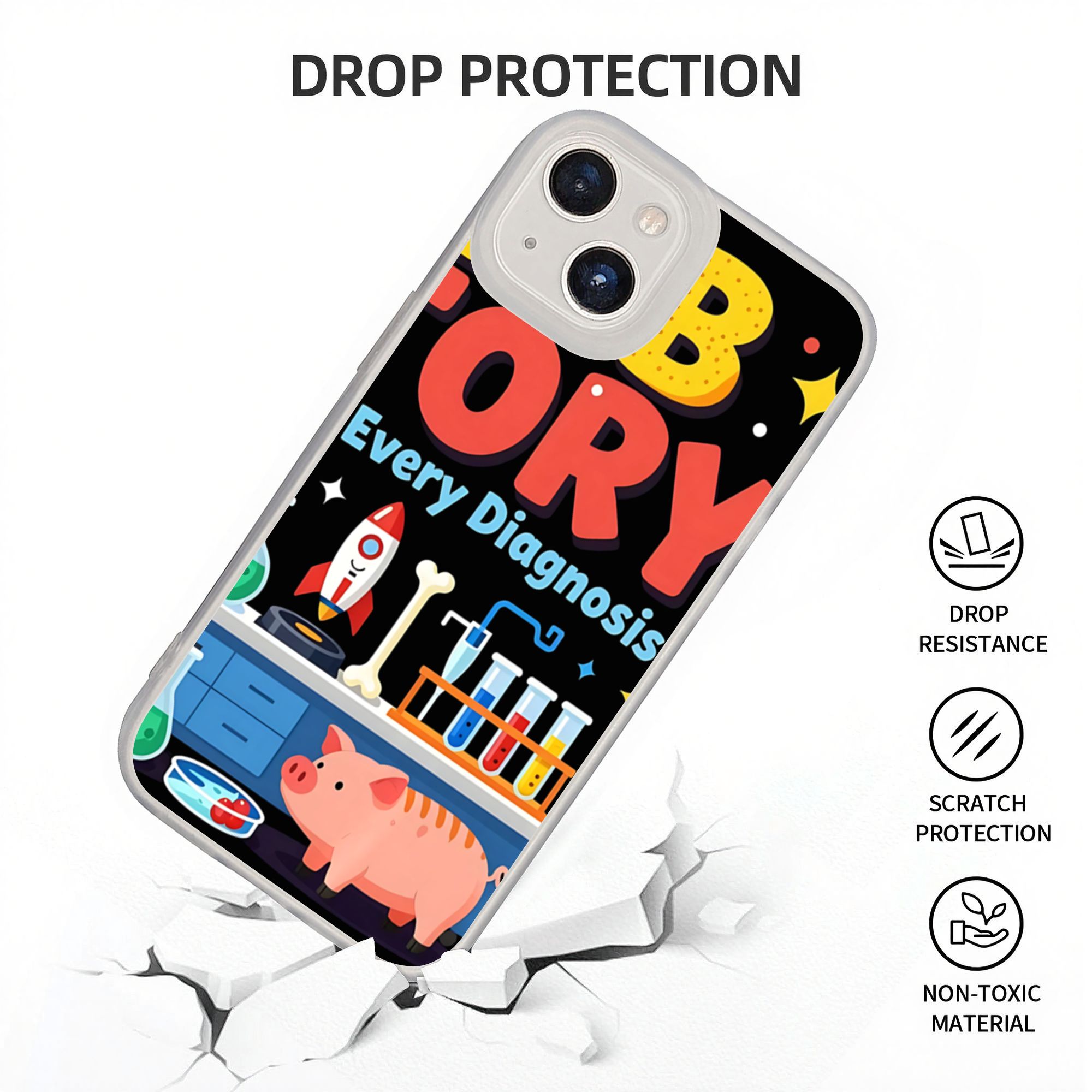 Medical Lab Technician - Nuova Cover Antiurto Armor per iPhone