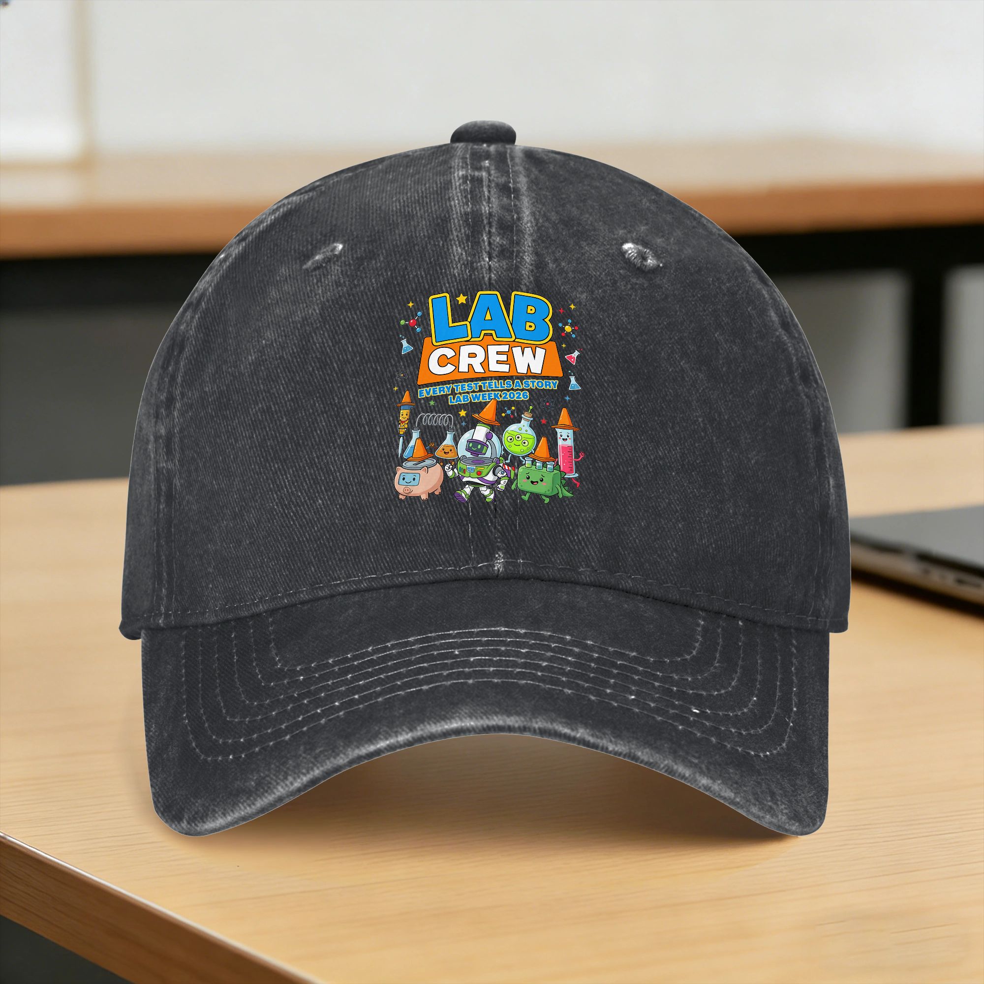 Medical Lab Technician - Cappellino da Baseball Retro con Stampa