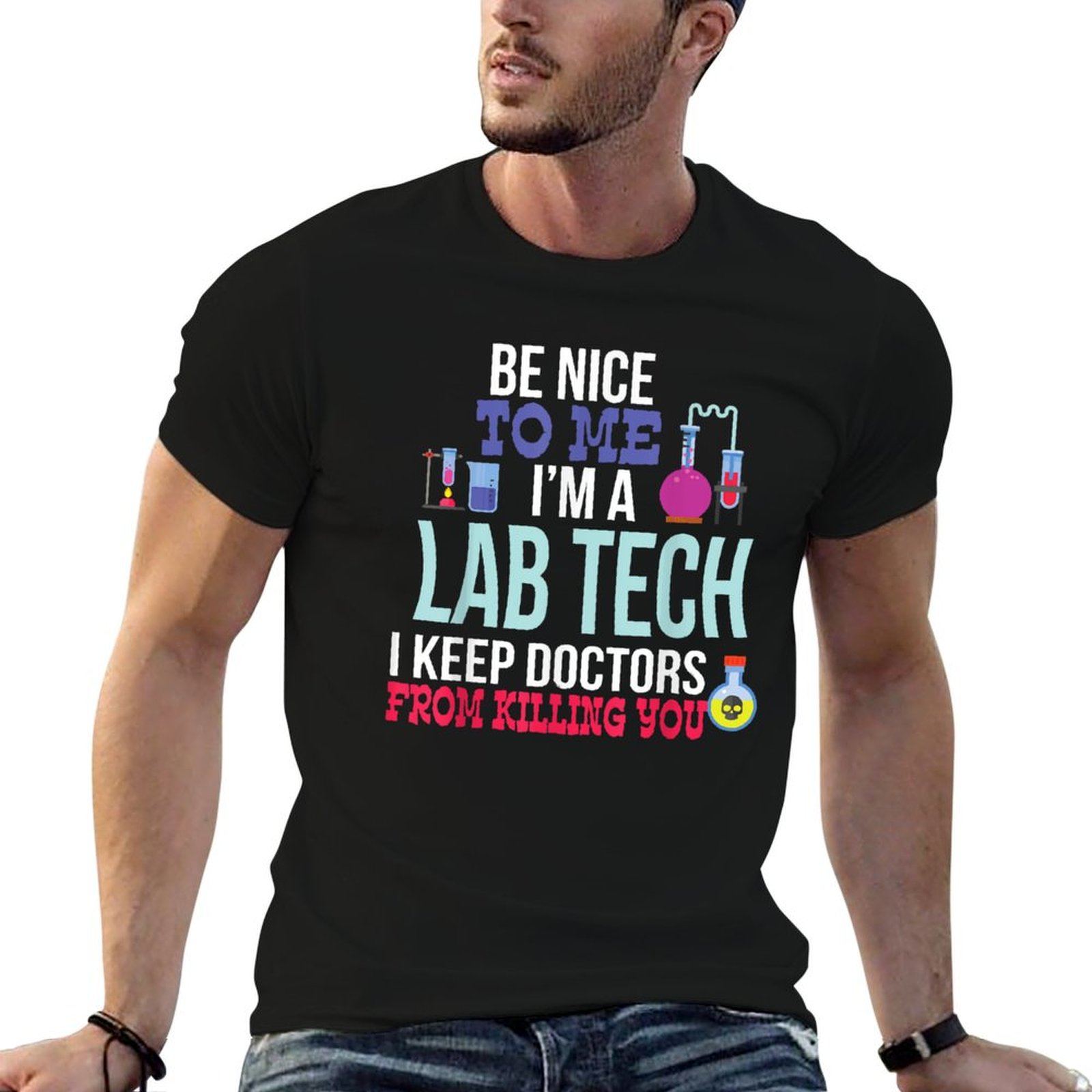Divertente maglietta da tecnic - Medical Lab Technician recensione e prezzo