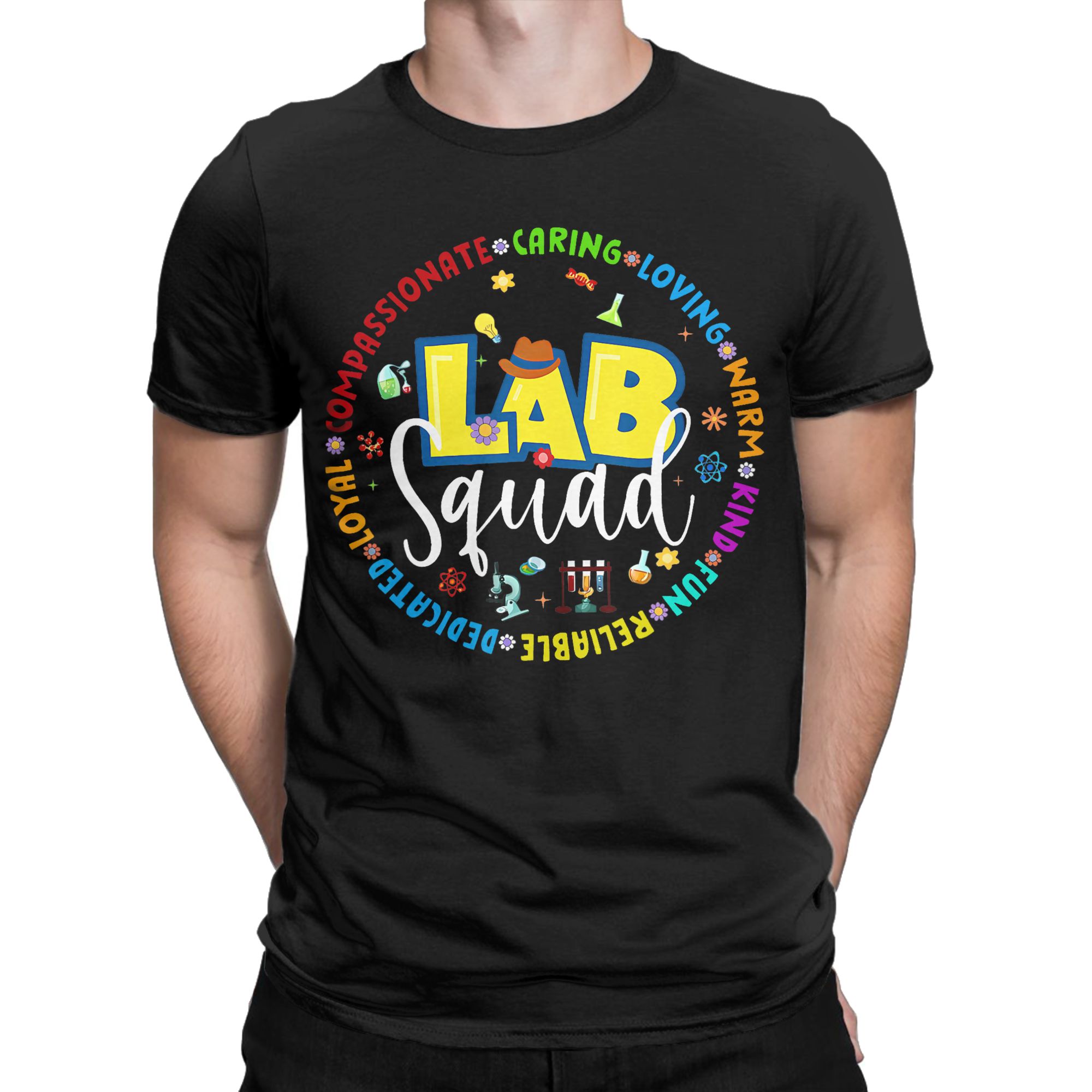 T-shirt da uomo Lab Squad Lab  - Medical Lab Technician recensione e prezzo
